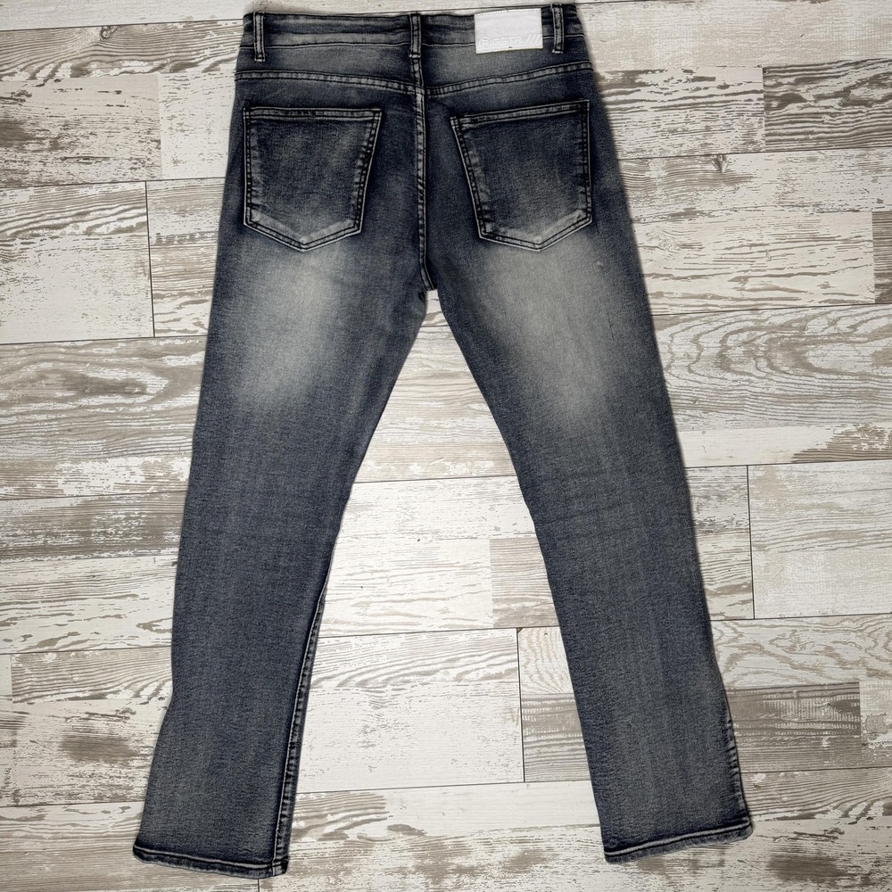 RGSTR Jeans Mens 32x32 Gray Slim Fit Tapered Leg Medium Wash Denim Stretch - Picture 9 of 10